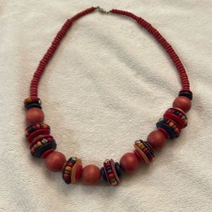Multicolored bead necklace!